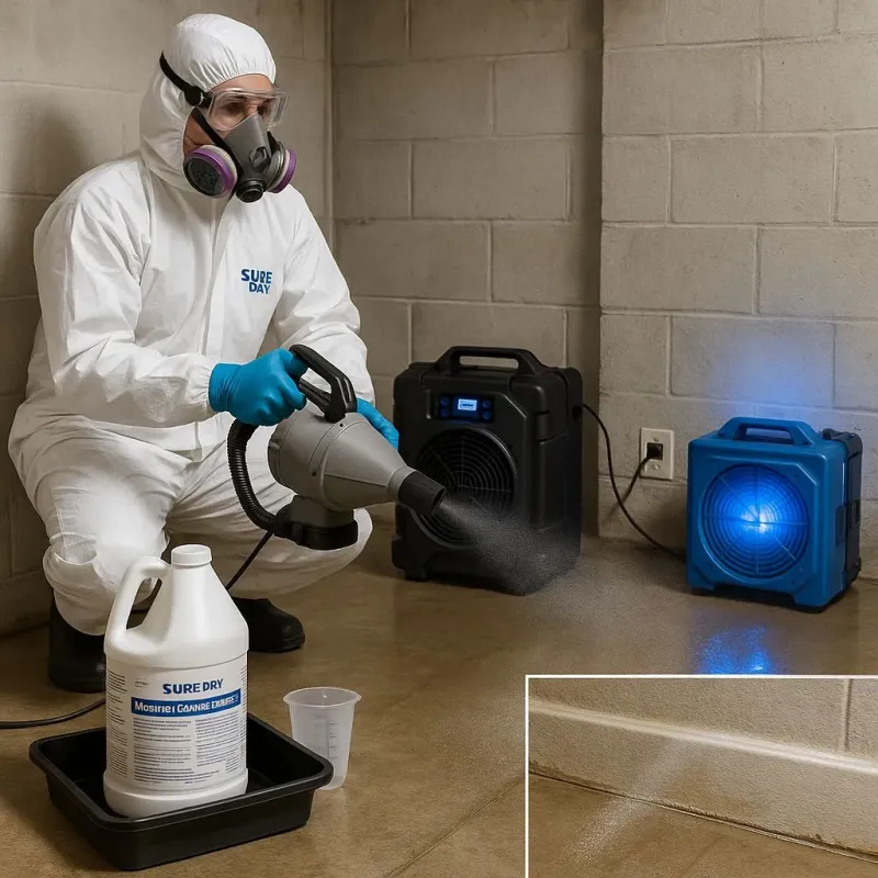 Sanitization and Odor Removal process in Rydal, GA